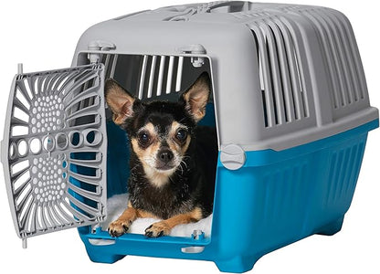 MidWest Homes for Pets Spree Travel Pet Carrier | Hard-Sided Pet Kennel Ideal for Toy Dog Breeds, Small Cats & Small Animals | Dog Carrier Measures 19.1L x 12.5 W x 13H - Inches