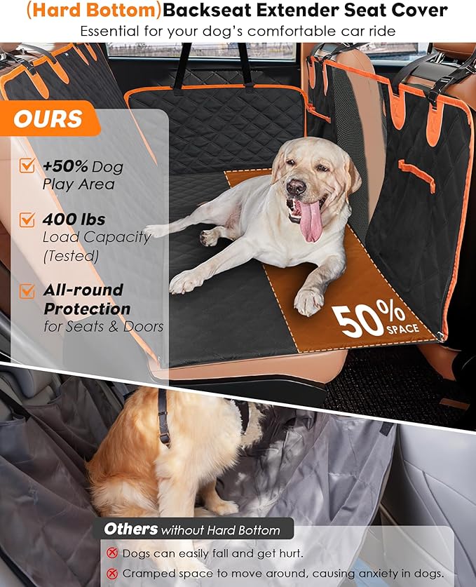 Back Seat Extender for Dogs 100% Comfortable