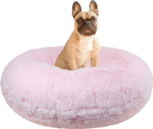 Bessie + Barnie Extra Plush Faux Fur Dog Bed