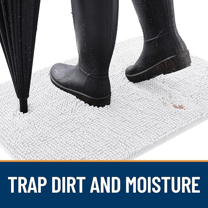 OLANLY Dog Door Mat for Muddy Paws 24x16