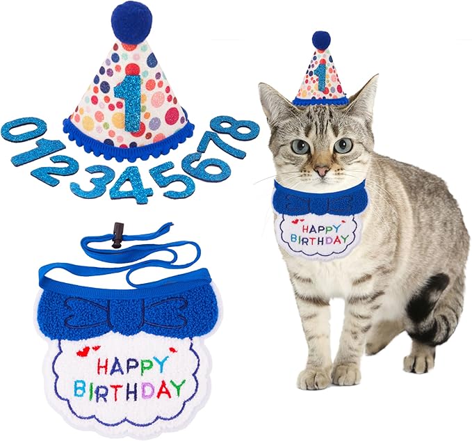 ADOGGYGO Cat Birthday Party Supplies