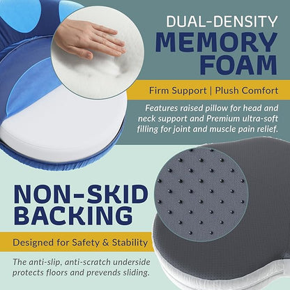 Katziela Purrfect Fluff Paw-Shaped Pet Bed 25" x 25" x 6" Washable