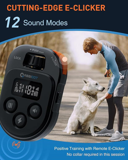 ABBIDOT Dog Shock Collar with Remote Control 4100 ft 178 Levels, 4 Correction 10-130 Lbs, 6 Dogs
