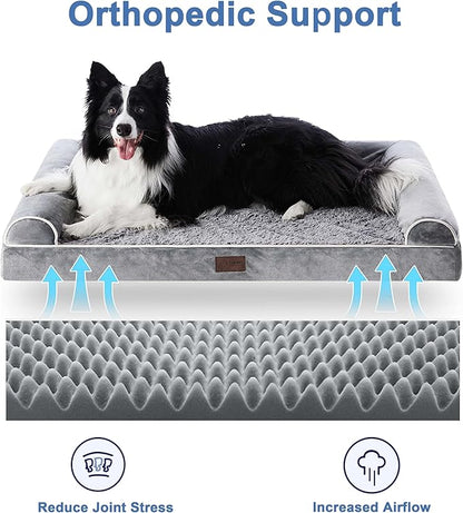 Figopage Jumbo Dog Bed for Large Dogs