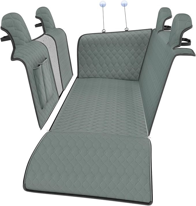 Bilisin Dog Car Seat Cover with Mesh Window 2019-2024 for