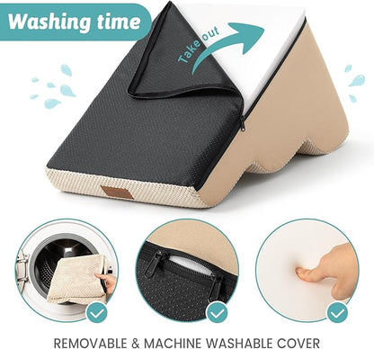 Dog Stairs for Couch or Low Bed 15.7x22.4x15.7in, Light 3 Tiers