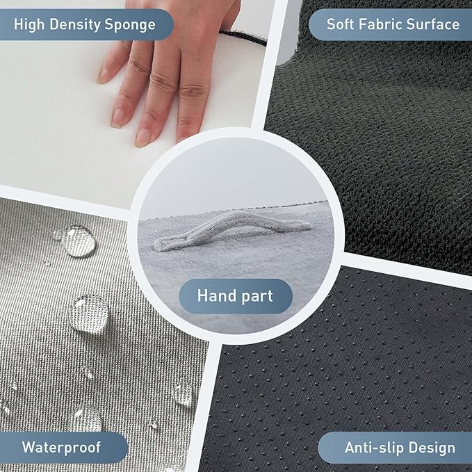 BOMOVA Dog Stairs for Small Dogs 2-Step Dog 2/3/4/5 Steps