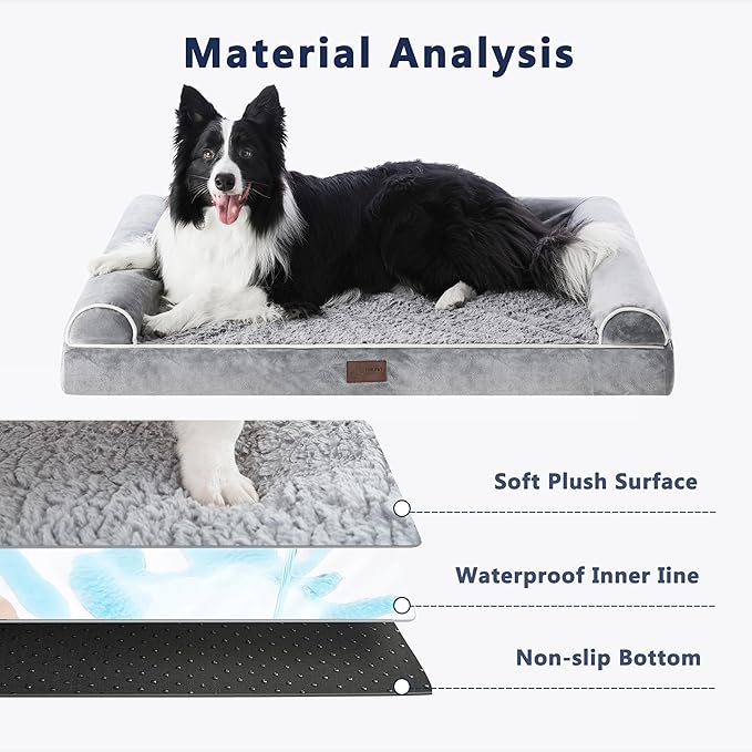Figopage Jumbo Dog Bed for Large Dogs