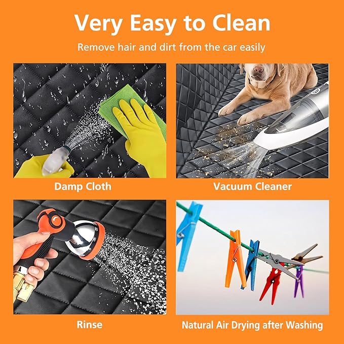 Front Dog Car Seat Cover 2-in-1 Folding