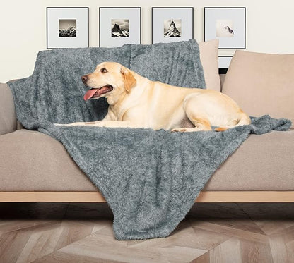MACEVIA Fluffy Fleece Dog Blankets (40x60 Inch,
