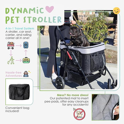 New! Petique's Dynamic Pet Stroller