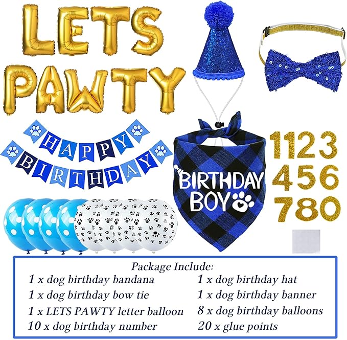 STMK Dog Birthday Party Supplies
