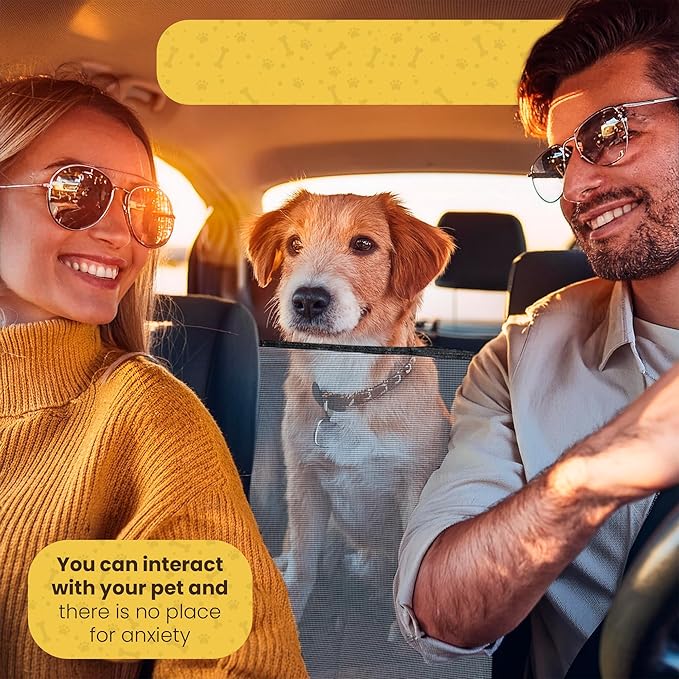 Dog Car Seat Cover for Back Seat