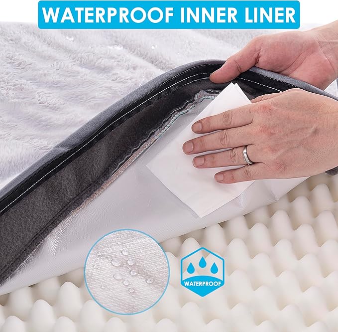 Orthopedic Dog Bed for Extra Large Dogs 44 x 32 Inches,