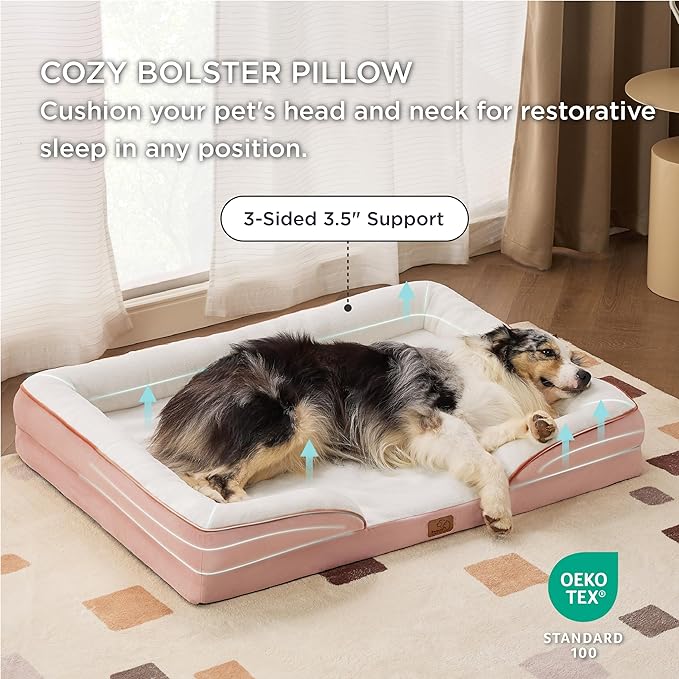 Bedsure Orthopedic Dog Bed for Extra Large Dogs 42"
