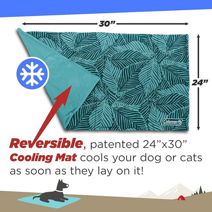 Coleman Reversible Cooling Pet Mat 24" x 30", Navy