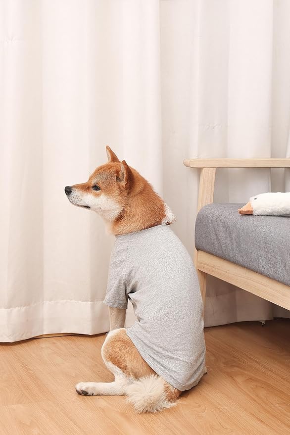 Dog Shirts 2pcs Blank Shirts Soft for Small Medium Large Dogs and Cat Soft and Breathable Apparel Shirts