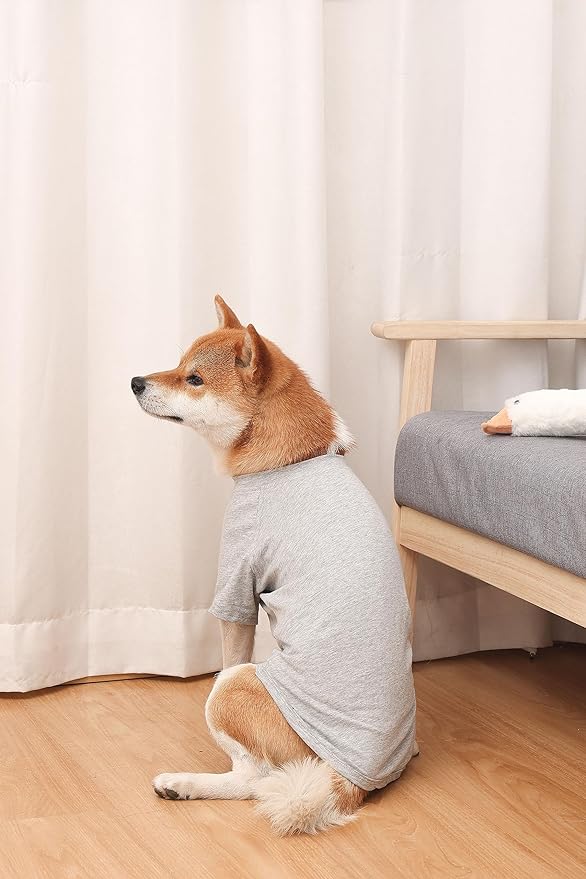 Dog Shirts 2pcs Blank Shirts Soft for Small Medium Large Dogs and Cat Soft and Breathable Apparel Shirts