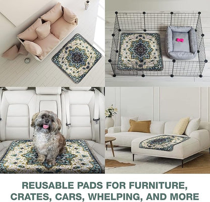 Washable Pee Pads for Dogs 100% Waterproof,