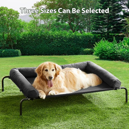 RRPETHOME Extra Large Elevated Cooling Dog Bed