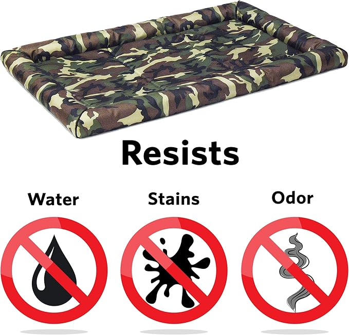 MidWest Homes for Pets Maxx Dog Bed for Metal Dog Crates 24-Inch, Camouflage