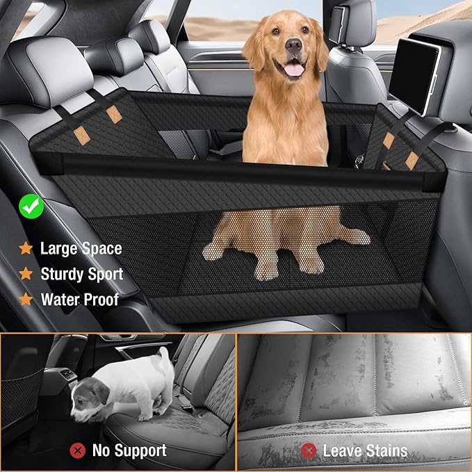 Hard Bottom Dog Carrier in Car