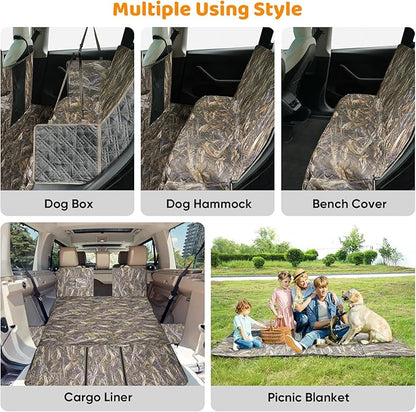 XXL Dog Car Back Seat Cover (63" W X 94" L)