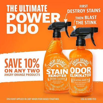 ANGRY ORANGE Pet Odor Eliminator for Strong Odor 24 Fluid