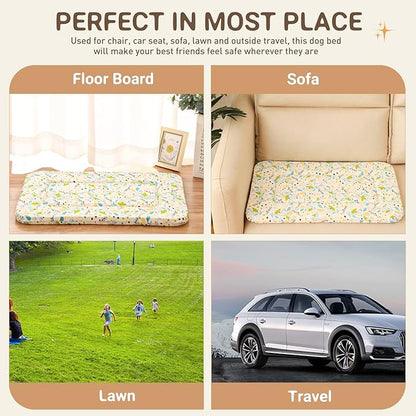 Magic Dog Random Color Large Dog Bed Dog Crate Bed Crate Pad 36-Inch