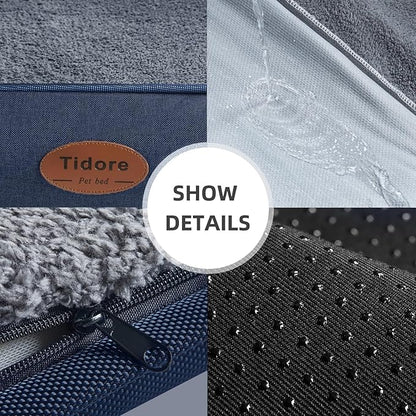 Orthopedic Dog Beds for Medium Dogs 26.4" L 21.7" W 6.2" Th)