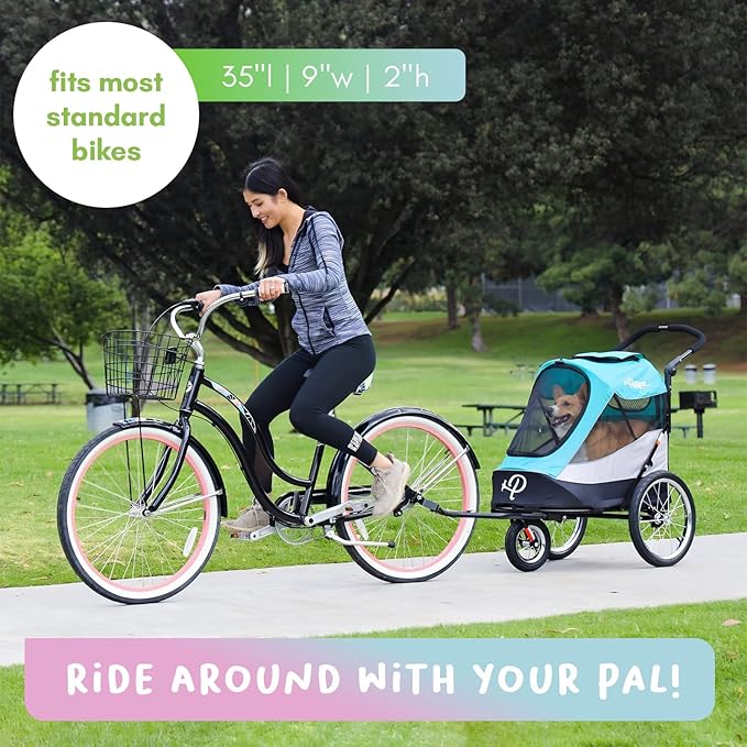 Petique Pet Jogger Bike Adapter: Attaches Securely