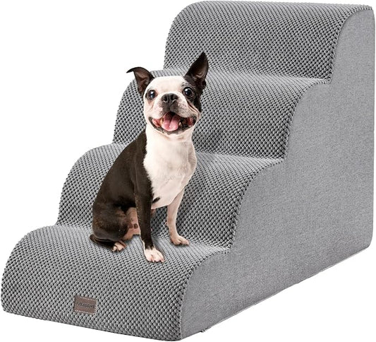 Dog Stairs for Small Dogs 4 Steps