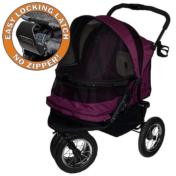 Pet Gear NO-Zip Double Pet Stroller 1 Model 3 Colors
