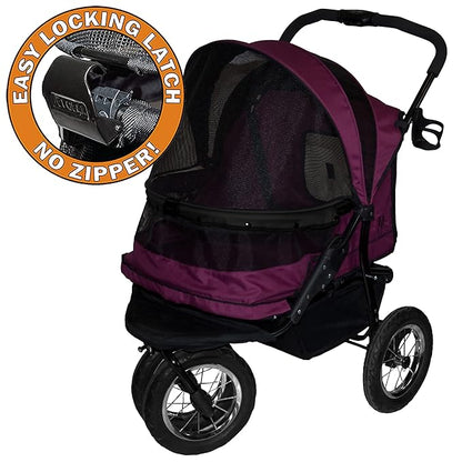 Pet Gear NO-Zip Double Pet Stroller 1 Model 3 Colors