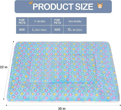 Soft Flannel Thickened Pet Soft Fleece Pad Pet Cover(30 * 22in X-Large)