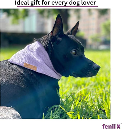 Premium Cotton Dog Bandanas 2 Pack