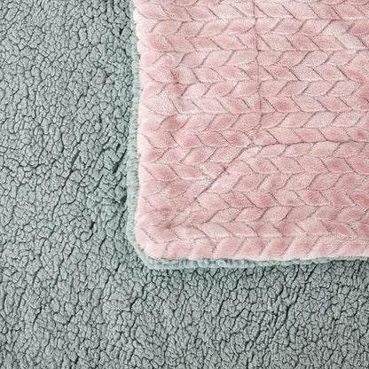 Fuzzy Blanket or Fluffy Blanket for Baby Girl or boy (32" x 40", MD-Sakura