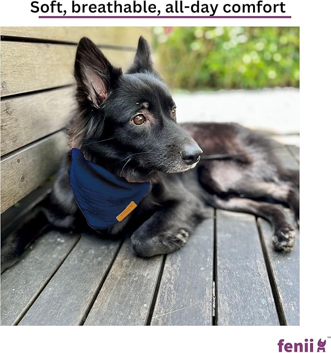 Premium Cotton Dog Bandanas 2 Pack