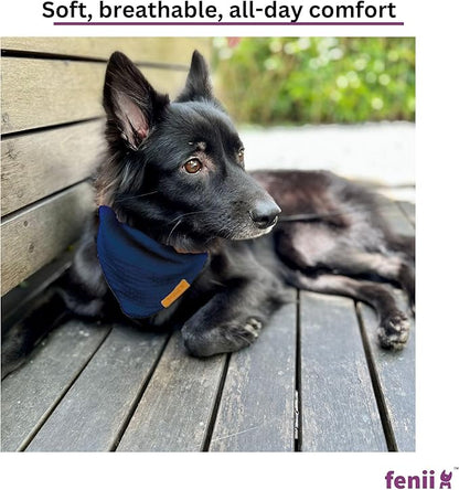 Premium Cotton Dog Bandanas 2 Pack