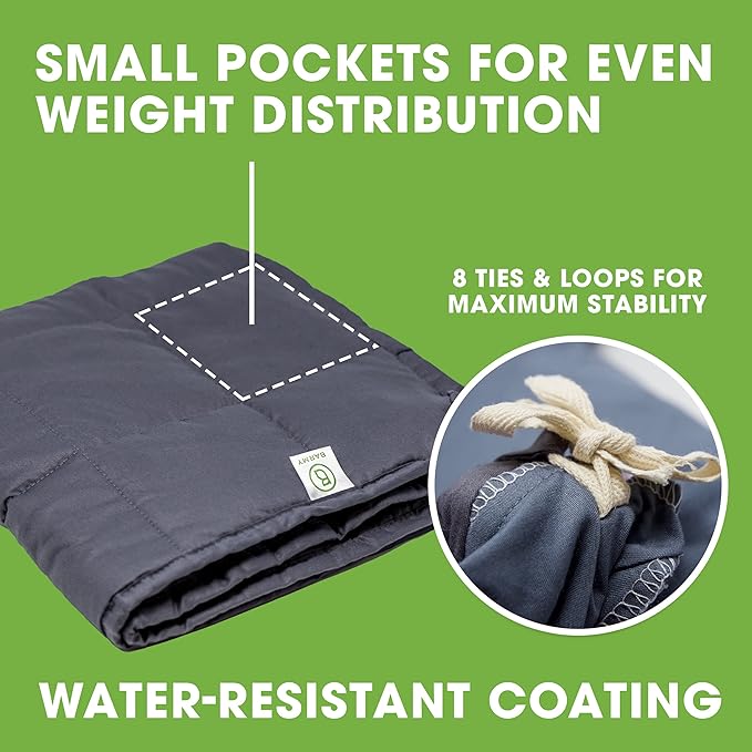 BARMY Weighted Blanket for Dogs with Washable Cover (3 Sizes) Thunder Blankets for Dogs