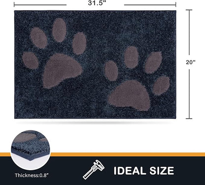 PURRUGS Dirt Trapper Door Mat 20" x 31.5"