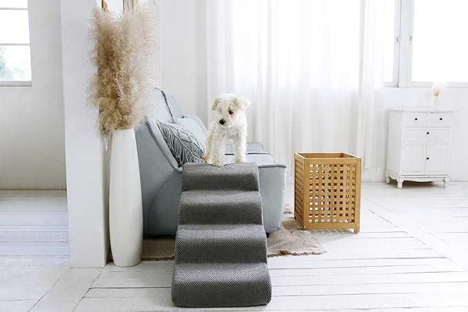 Dog Stairs Ramp for Beds Couches 4 Step