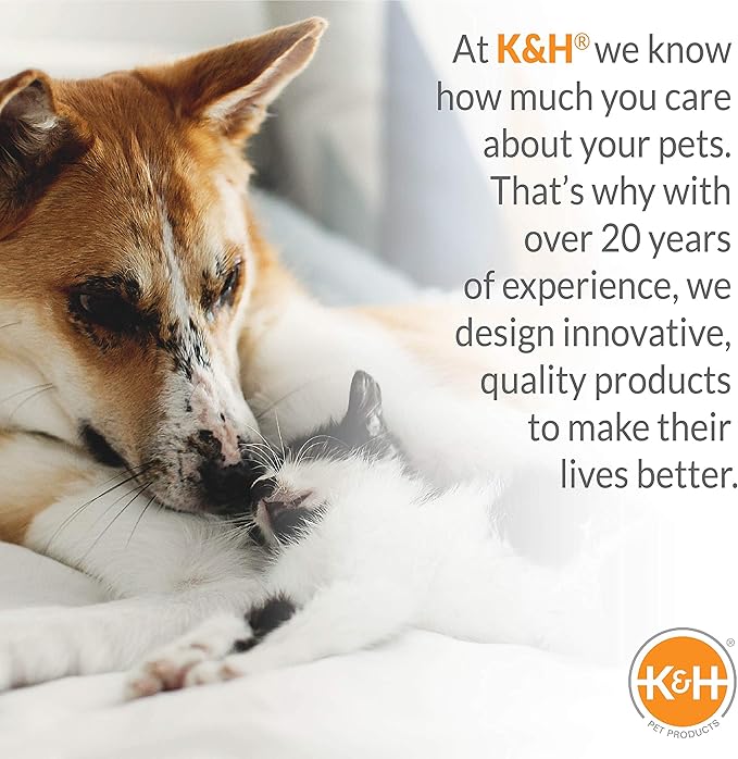 K&H Pet Products Bolster Dog Cot Cooling Indoor/Outdoor Elevated Dog Bed Hammock with Removable Bolsters 25" X 32"