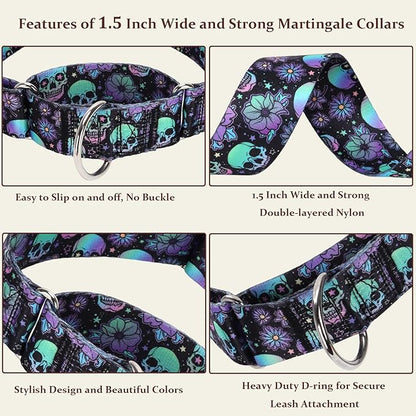 Martingale Collar 1.5 Inches Wide Dog Collar