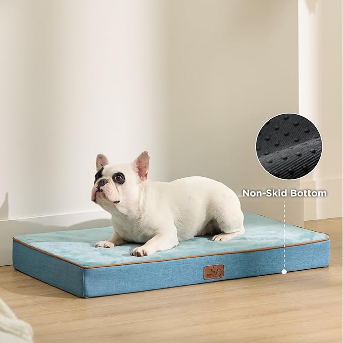 Bedsure Memory Foam Dog Bed for Medium Dogs