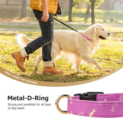 Cotton Handmade Dog Collar Cute and Distinctive Patterns