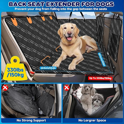 Loiion Back Seat Extender for Dogs 6 in 1 Convertible