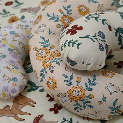 Pet Pillow Floral U-Shaped Pillow for Dogs