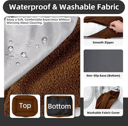 Sytopia Calming Dog Bed for Medium Dogs 54''