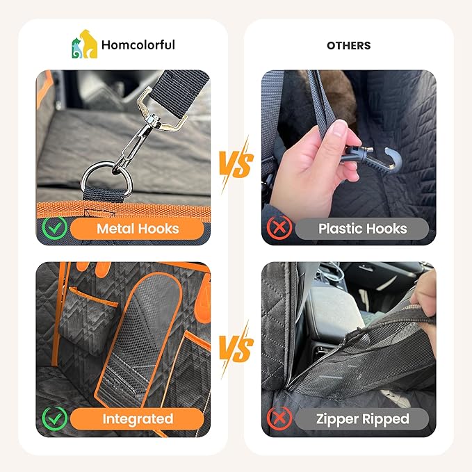 Back Seat Extender for Dogs Hard Bottom